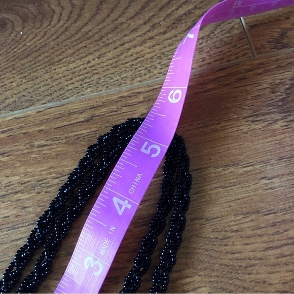 Mini hand beaded Christmas stocking purse - Picture 7 of 7